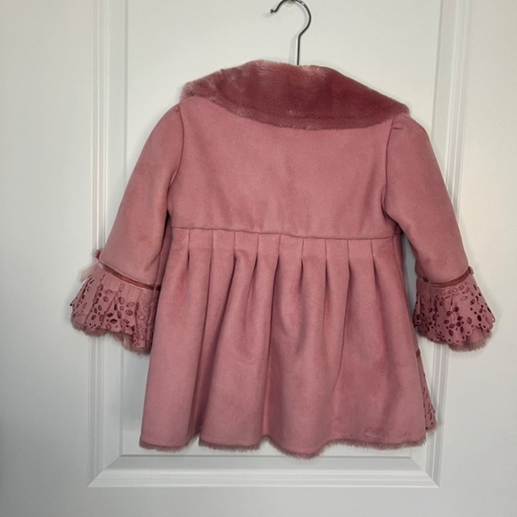 WIDGEON Pink Faux Fur Size 2T - Picture 2 of 4